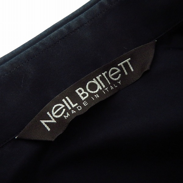 実際に弊社で買取させて頂いたNeil Barrett/ニールバレット スター刺繍 長袖シャツ ブラック/Mの画像 2枚目