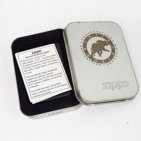 実際に弊社で買取させて頂いたZippo/ジッポー HUNTING WORLD/ハンティングワールドの画像 6枚目