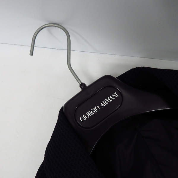 実際に弊社で買取させて頂いたGIORGIO ARMANI/ジョルジオアルマーニ メッシュ テーラードジャケット 52の画像 9枚目