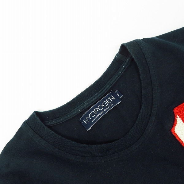 実際に弊社で買取させて頂いたHYDROGEN/ハイドロゲン ワッペン付 ハーフスリーブ/半袖 カットソー/Tシャツ Size：XS/S 3点セットの画像 5枚目