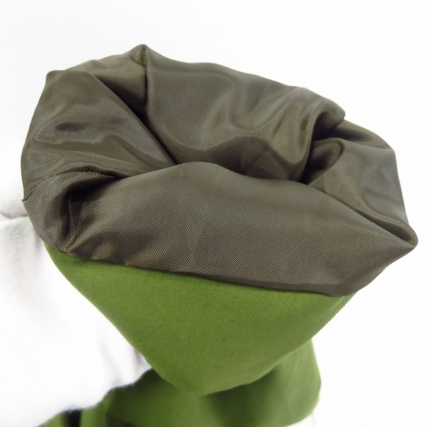 実際に弊社で買取させて頂いた【未使用】FACTOTUM/ファクトタム ナイロンクリアツイルライダーストレンチコート 01030436 オリーブ/44の画像 5枚目