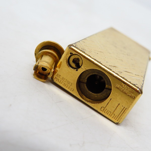 実際に弊社で買取させて頂いたdunhill/ダンヒル スリム ローラー ガスライター ゴールドの画像 2枚目