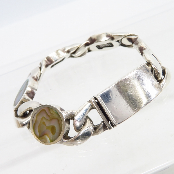 実際に弊社で買取させて頂いたSTANLEY GUESS/スタンリーゲス ラウンドマルチシェルブレスレット