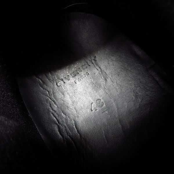 実際に弊社で買取させて頂いたGIVENCHY/ジバンシー 18-19AW GEORGE V NORI/スニーカー 1952 BH000VH03F 001/43の画像 5枚目