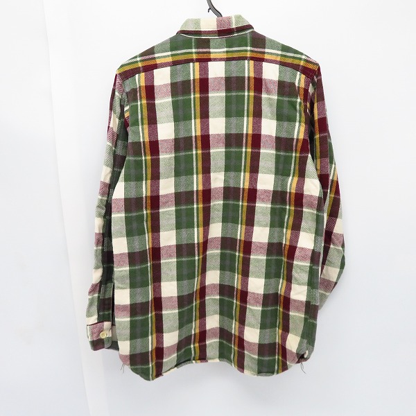 実際に弊社で買取させて頂いたWAREHOUSE/ウェアハウス DUBBLEWORKS/ダブルワークス 日本製チェック柄シャツ 38の画像 1枚目