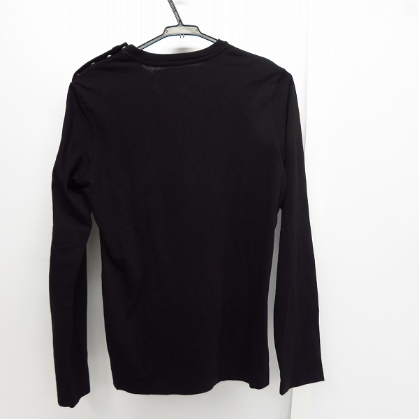 実際に弊社で買取させて頂いたHYDROGEN/ハイドロゲン 左肩スカルボタン長袖Tシャツ/Sの画像 1枚目