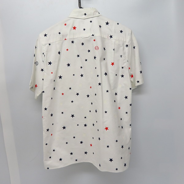 実際に弊社で買取させて頂いたuniform experiment/ユニフォームエクスペリメント スタープリント ボタンダウンシャツ UE-110041/2の画像 1枚目