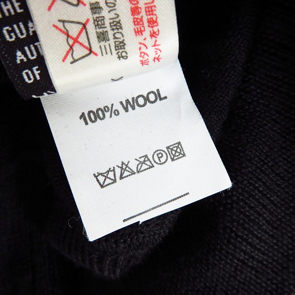 実際に弊社で買取させて頂いたHYDROGEN/ハイドロゲン スカルワッペン 刺繍 ジップアップ ニットパーカー S の画像 3枚目