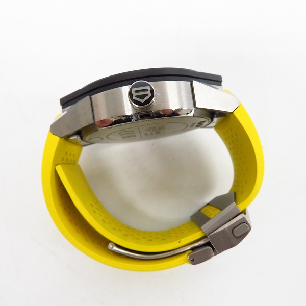 実際に弊社で買取させて頂いたTAG HEUER/タグホイヤー コネクテッド モジュラー イエローラバー スマートウォッチの画像 1枚目