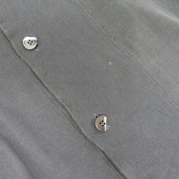 実際に弊社で買取させて頂いたMARNI/マルニ イタリア製 コットンカーディガン グレー系 48の画像 7枚目