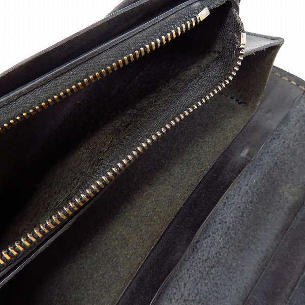 実際に弊社で買取させて頂いた【難有り】FUNNY/ファニー カービングレザー コンチョ ロングウォレット/長財布の画像 6枚目