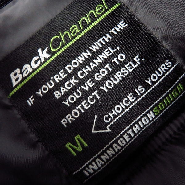実際に弊社で買取させて頂いたBack Channel×NANGA/バックチャンネル×ナンガ ダウンジャケット フーディー ブラック/Mの画像 2枚目