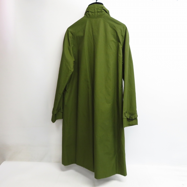 実際に弊社で買取させて頂いた【未使用】FACTOTUM/ファクトタム ナイロンクリアツイルライダーストレンチコート 01030436 オリーブ/44の画像 1枚目