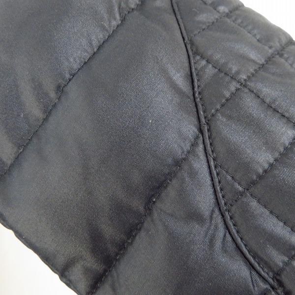 実際に弊社で買取させて頂いたBALMAIN/バルマン 12AW バイカーダウンジャケット ネイビー 44の画像 6枚目