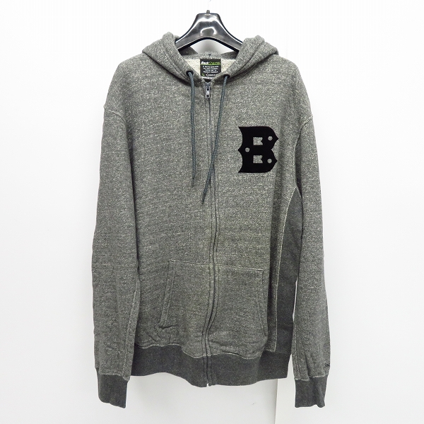 実際に弊社で買取させて頂いたBackChannel/バックチャンネル ジップアップパーカー グレー/L