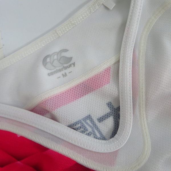 実際に弊社で買取させて頂いたCANTERBURY/カンタベリー 女子セブンズ 日本代表 ラグビー プラクティスジャージー RG36077/Mの画像 5枚目