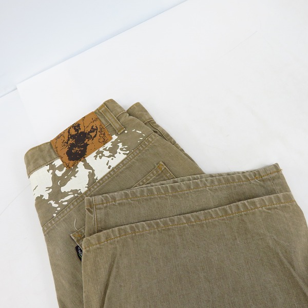実際に弊社で買取させて頂いたBackChannel/バックチャンネル ハーフパンツ ゴーストライオンプリント ベージュ/Sの画像 7枚目