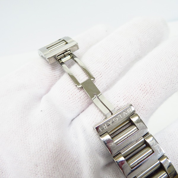 実際に弊社で買取させて頂いた【証明書付/動作確認済み】BVLGARI/ブルガリ レッタンゴロ 自動巻き/AUTOMATIC 腕時計 RT45Sの画像 4枚目
