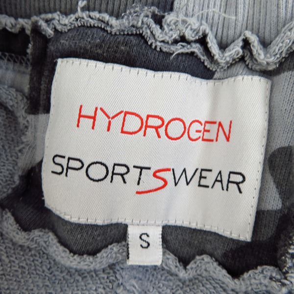 実際に弊社で買取させて頂いたHYDROGEN/ハイドロゲン 迷彩 赤ライン スウェット ハーフパンツ/Sの画像 2枚目