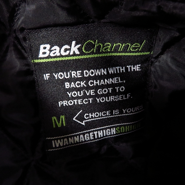 実際に弊社で買取させて頂いたBack Channel/バックチャンネル ウールスタジャン ワッペン/刺繍 Mの画像 3枚目