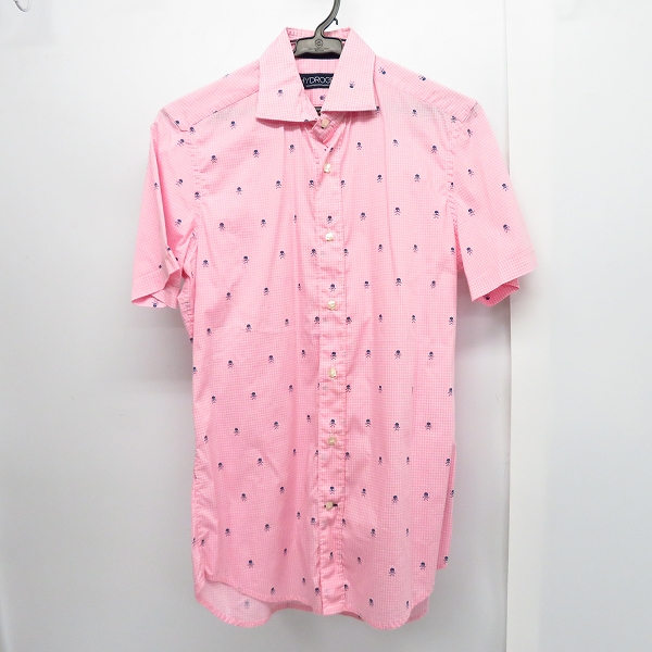 実際に弊社で買取させて頂いた【JPタグ】HYDROGEN/ハイドロゲン 総スカルプリント ハーフスリーブ/半袖 シャツ Size：XS