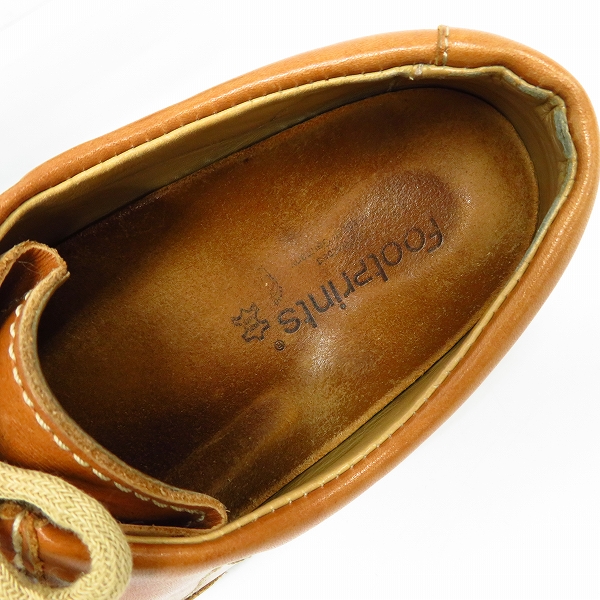 実際に弊社で買取させて頂いたBIRKENSTOCK/ビルケンシュトック FOOTPRINTS/フットプリンツ パサデナ モカシン レザーシューズ/26.5の画像 4枚目