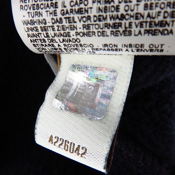 実際に弊社で買取させて頂いたHYDROGEN/ハイドロゲン ボア襟 ARMY スウェットブルゾン/Sの画像 4枚目