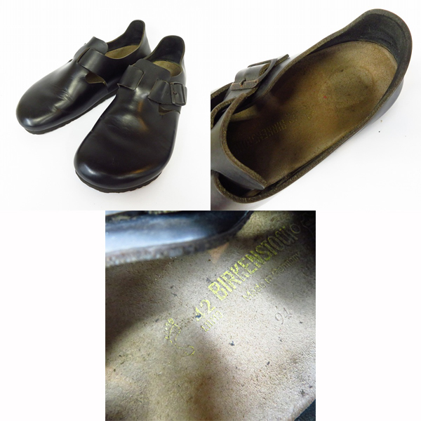 実際に弊社で買取させて頂いたBIRKENSTOCK/ビルケンシュトック スリッポン レザー シューズ サンダル/42 3点セットの画像 1枚目