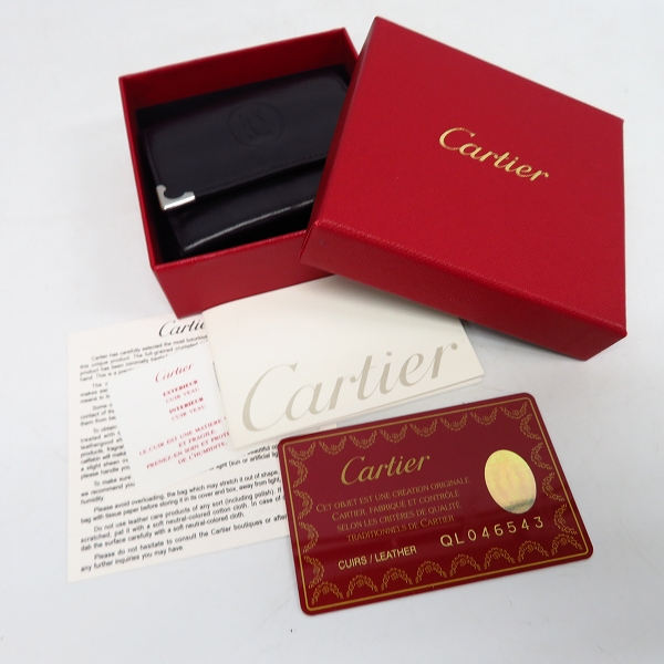 実際に弊社で買取させて頂いたCARTIER/カルティエ カボション/オニキス コインケース/小銭入れの画像 7枚目