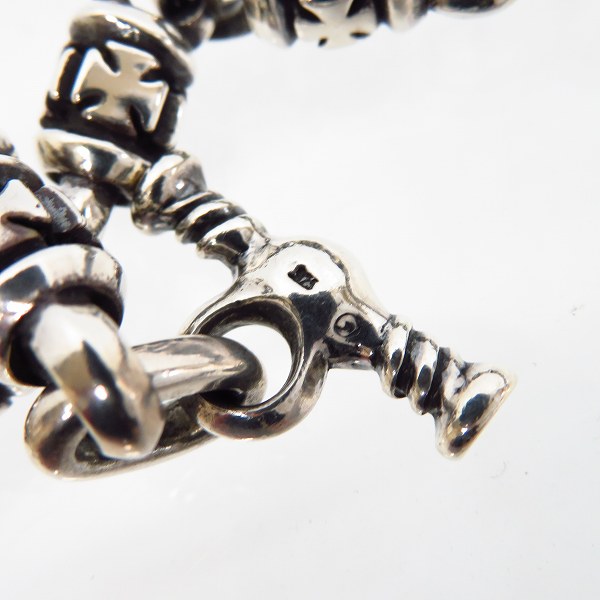 実際に弊社で買取させて頂いたTRAVIS WALKER/トラヴィスワーカー OUTLAW BRACELET WITH T-BAR 8リンクの画像 3枚目