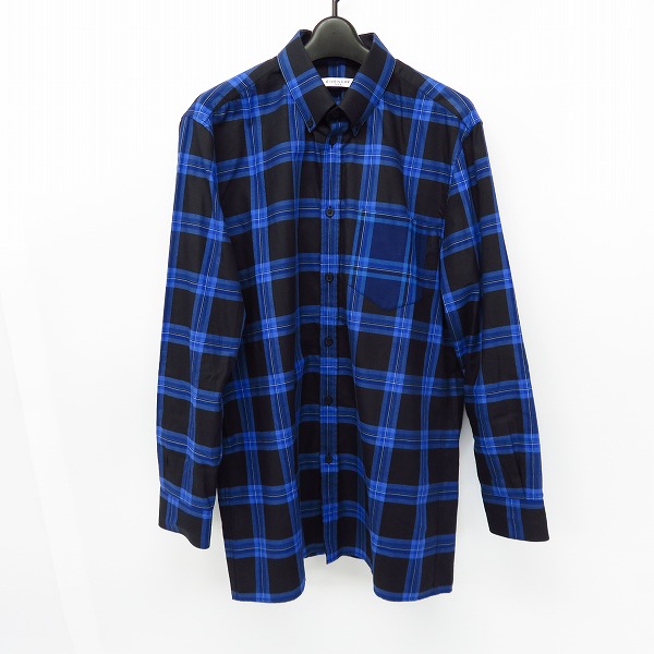 実際に弊社で買取させて頂いたGIVENCHY/ジバンシィ チェック シャツ 16J 6256 417/38
