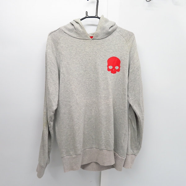 実際に弊社で買取させて頂いたHYDROGEN/ハイドロゲン スカルプリント パーカー グレー S