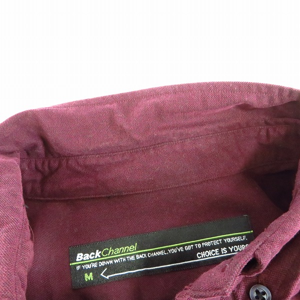 実際に弊社で買取させて頂いたBackChannel/バックチャンネル 長袖/半袖　シャツ M/5点セットの画像 3枚目