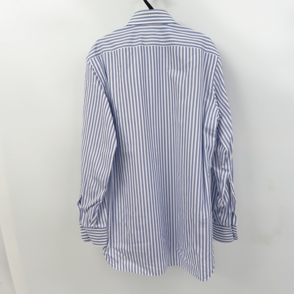 実際に弊社で買取させて頂いたBARBA×BARNEYS NEWYORK/バルバ×バーニーズニューヨーク ストライプ柄 ドレスシャツ/39の画像 1枚目