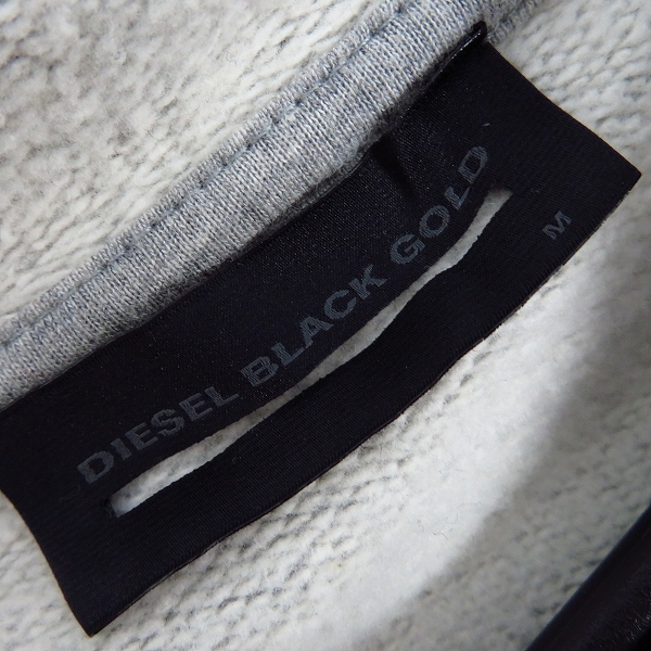 実際に弊社で買取させて頂いたDIESEL BLACK GOLD/ディーゼル ブラックゴールド LAST NIGHT プリント プルオーバー パーカー/フーディー Mの画像 2枚目