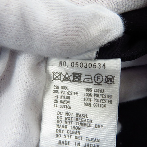 実際に弊社で買取させて頂いた【未使用】FACTOTUM/ファクトタム LIGHT MELTON TRENCH COAT 05030634/48の画像 4枚目