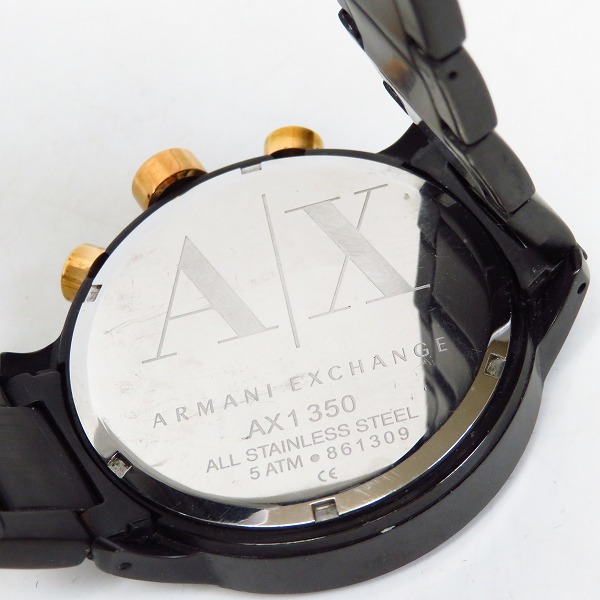実際に弊社で買取させて頂いたARMANI EXCHANGE/アルマーニエクスチェンジ クォーツ アナログ腕時計 AX1350の画像 3枚目