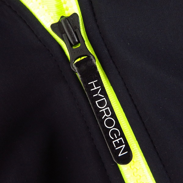 実際に弊社で買取させて頂いたHYDROGEN/ハイドロゲン ジップアップパーカー ブラック/ネオンイエロー Sの画像 5枚目