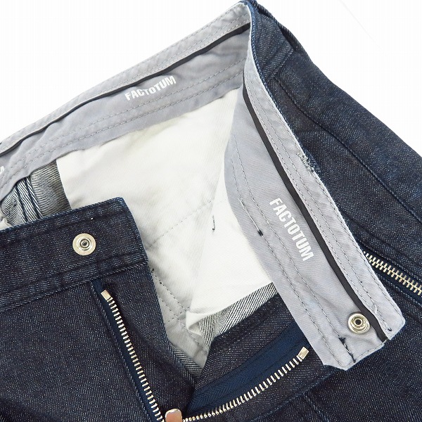 実際に弊社で買取させて頂いたFACTOTUM/ファクトタム バイカー スキニーデニムパンツ 29の画像 5枚目