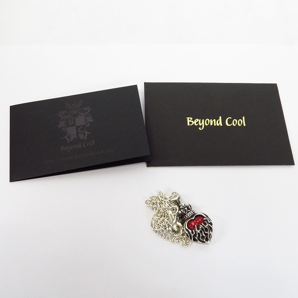 実際に弊社で買取させて頂いた【ギャラ付】Leathers and Treasures/レザーズアンドトレジャーズ Mini frame heart pendant w/Stingray 2nd editionの画像 7枚目