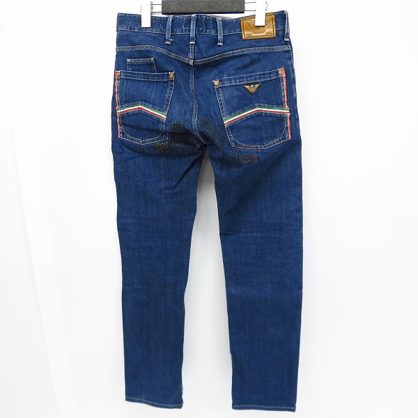 実際に弊社で買取させて頂いたARMANI JEANS/アルマーニジーンズ スリム デニムパンツ/W29/L34の画像 1枚目