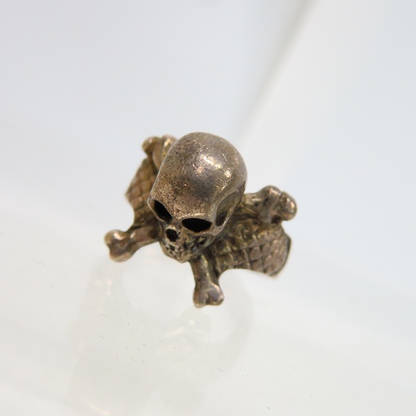 実際に弊社で買取させて頂いたCRAZY PIG/クレイジーピッグ 3D Skull & Crossbones Ring/スカル＆クロスボーン リング 11号