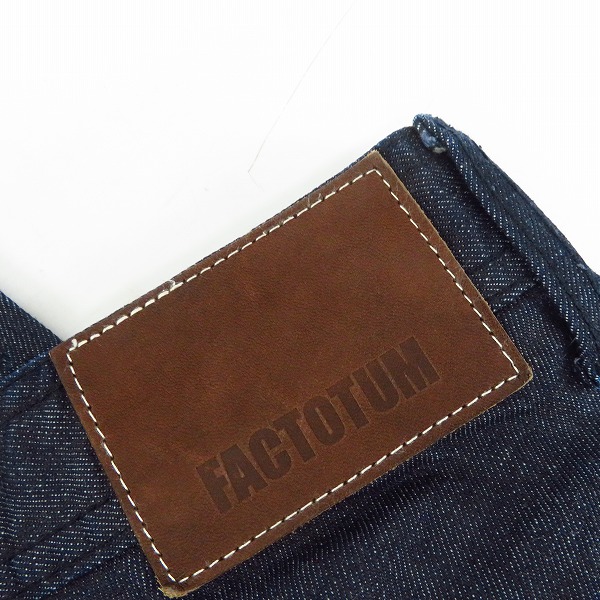 実際に弊社で買取させて頂いたFACTOTUM/ファクトタム バイカー スキニーデニムパンツ 29の画像 2枚目