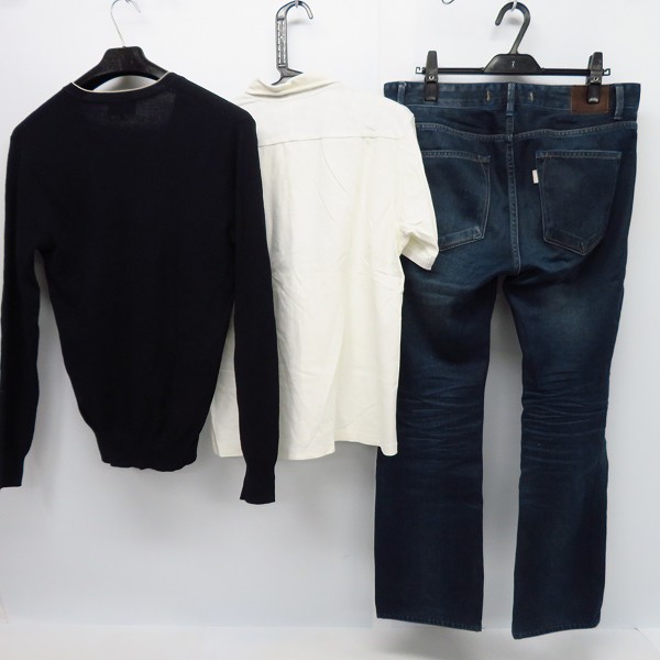 実際に弊社で買取させて頂いたEDIFICE/エディフィス UNITED ARROWS/ユナイテッドアローズ ビューティーアンドユース シャツ デニムパンツ S/M/32 3点セットの画像 1枚目
