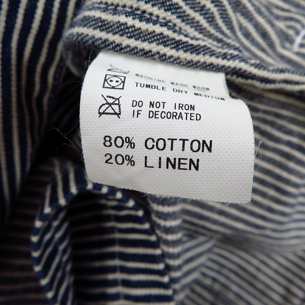 実際に弊社で買取させて頂いたGOOD ENOUGH/グッドイナフ GDEH　ストライプジャケット/Mの画像 3枚目