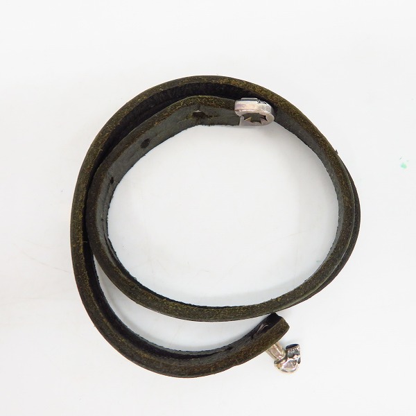 実際に弊社で買取させて頂いたDEAL DESIGN/ディールデザイン レザー フォース ブレスレットの画像 5枚目