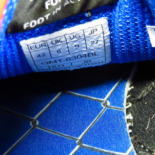 実際に弊社で買取させて頂いたルコックスポルティフ×ミタスニーカーズ×マイティー・クラウン LCS R1000 トリプルコラボモデル QMT-6304BL/27の画像 5枚目