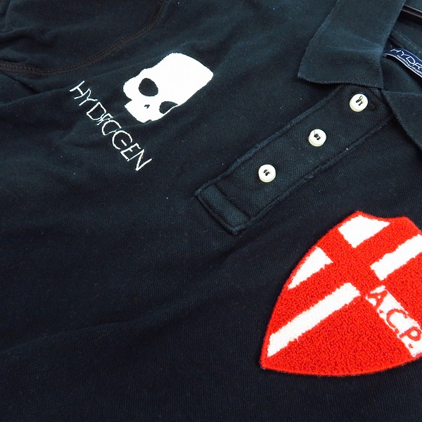 実際に弊社で買取させて頂いたHYDROGEN/ハイドロゲン カモフラ柄/スカル プリント 等 ポロシャツ/カットソー/Tシャツ 5点セットの画像 6枚目