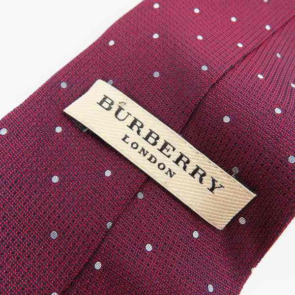 実際に弊社で買取させて頂いたBURBERRY LONDON/バーバリーロンドン ドットネクタイ 2点セットの画像 3枚目