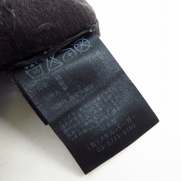 実際に弊社で買取させて頂いたDIET BUTCHER SLIM SKIN/ダイエットブッチャースリムスキン コットン/リネン カーディガン 日本製/Size：1の画像 4枚目